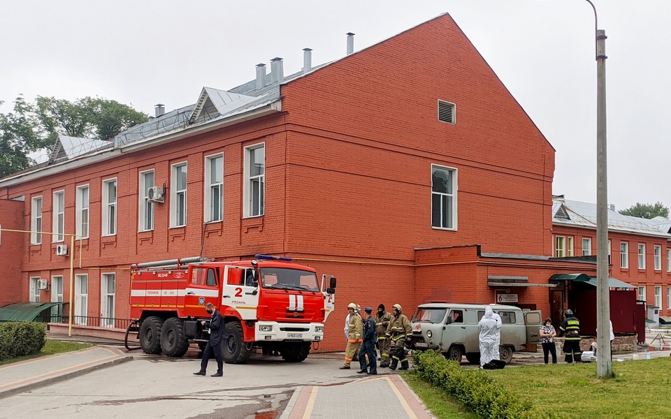 Пожар в больнице имени Семашко