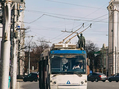 В Рязани произошёл второй за день обрыв кантатной сети троллейбусов 