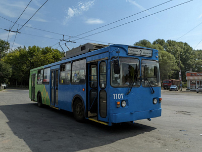 Рязанские активисты покрасили троллейбус №2 