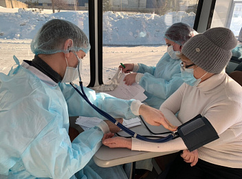 В Рязани начал работу мобильный пункт вакцинации ОКБ