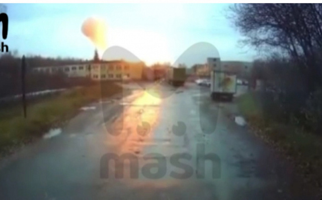 Момент взрыва на рязанском заводе попал на видео - 62ИНФО