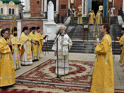 В День ВДВ в Рязани прошёл молебен во славу города