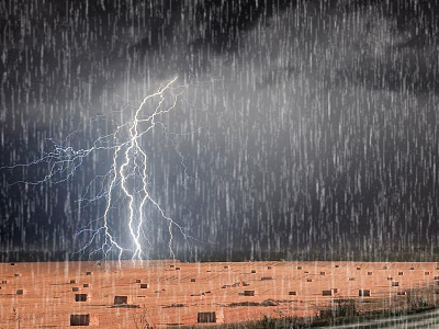 МЧС объявило метеопредупреждение из-за грозы и сильного ветра в Рязанской области 