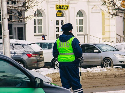 Сотрудники ГИБДД обратились к рязанским водителям из-за непогоды 