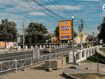 С 15 сентября перекроют полосу на мосту на улице Ленина
