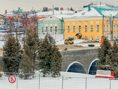 Подрядчик возобновил работы на Астраханском мосту