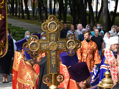 Празднование Дня города началось с молебна князю Роману Рязанскому